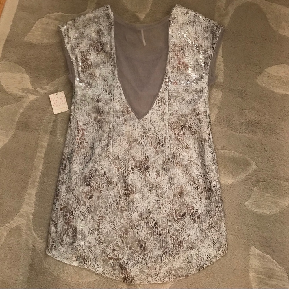 NWT Free People Sequin Dress - Picture 4 of 5